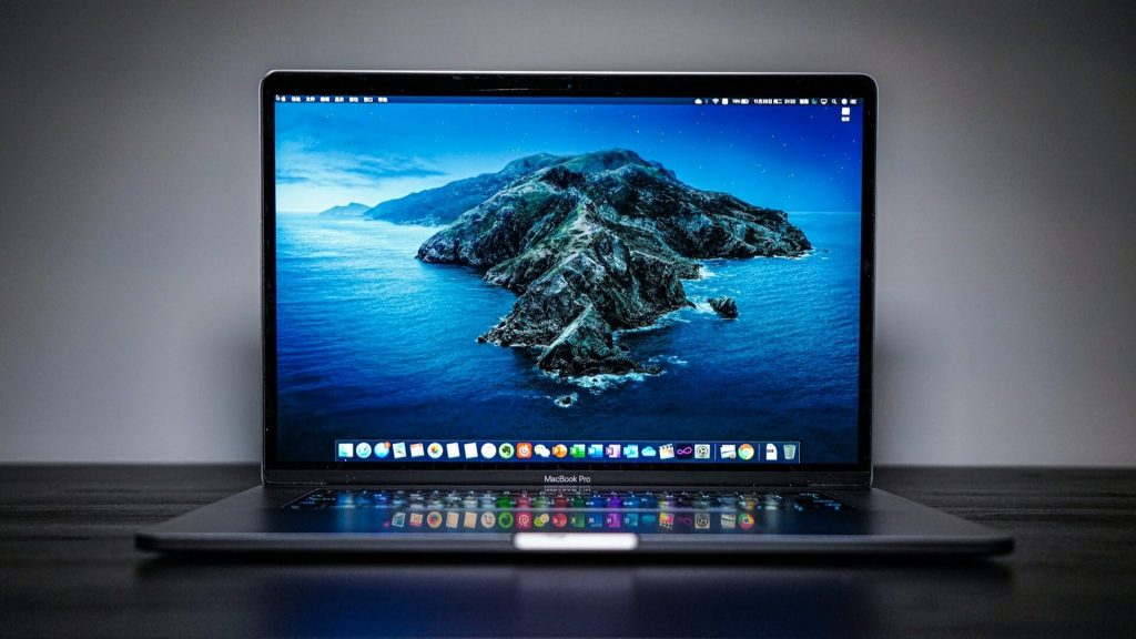 An Apple Macbook, a powerful laptop